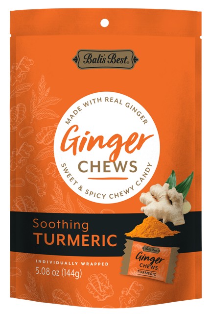 Ginger Turmeric Chews 144g. 12/box
