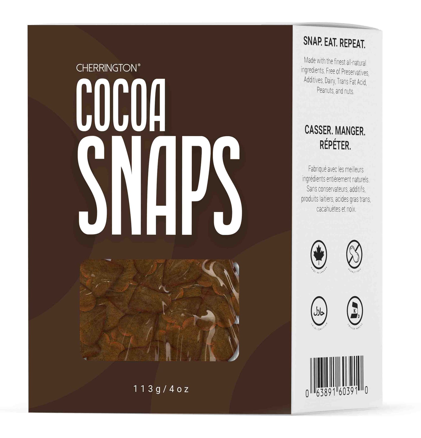 Cocoa Snaps Cookies 113g