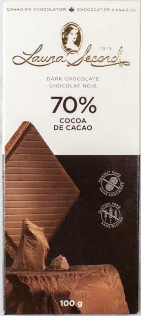 70% Cocoa 100g. Bar 100g 12/Box