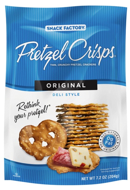 Pretzel Crisps - Original  200G 12/box