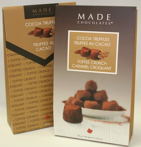 Toffee Crunch Truffles 100g 12/ box-CAD