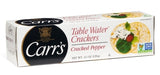 Carr's Cracked Pepper Water Crackers  125g  12/box - UK