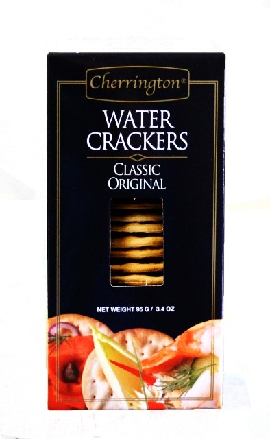 Classic Original Water Crackers Black Box  95g. 12/box - CAD