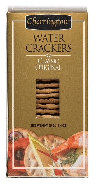 Classic Original Water Crackers Gold Box 95g.  12/box- CAD