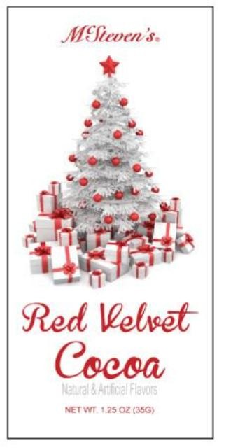 McStevens Red Velvet Cocoa  35g.  20/sleeve
