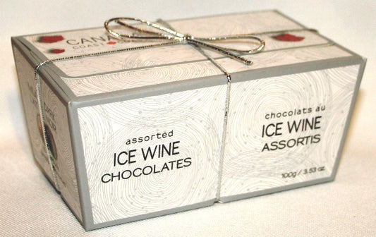 C2C Milk and Dark Ice Wine Truffles  10pc.- 100g. Ballotin Box -CAD 12/box
