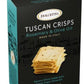 Dolcetto Tuscan Crisps Rosemary Olive Oil 150g. 12/box