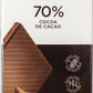 70% Cocoa 100g. Bar