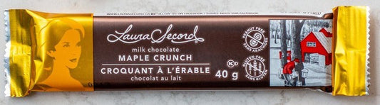 Milk Maple Crunch Chocolate  Bar 40g.