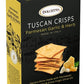 Dolcetto Tuscan Crisps Parmesan/Garlic  200g  12/box