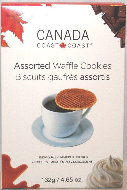 C2C Assorted Waffle Cookies 132g 18/box -CAD