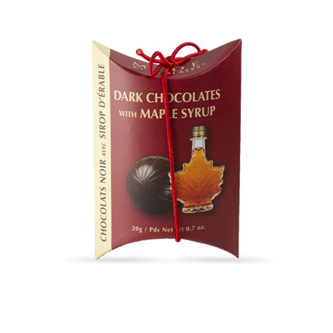 MADE CHOCO MAPLE DARK CHOCO. PILLOW BOX 20G-36/CS