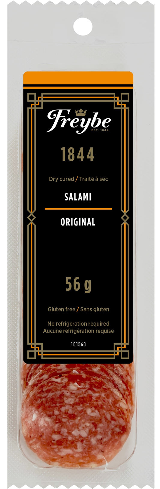 Freybe 1844  Original  Dry Cured Sliced Salami 56g 24/case
