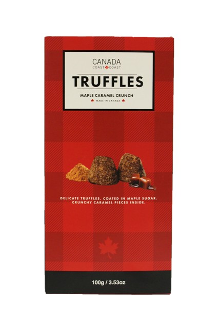 C2C Maple Caramel Crunch Truffles  100g. 18/box
