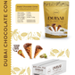 Dubai Milk Chocolate Mini Waffle Cones Kadayif and Pistachio Cream 120g Pouch 12/case