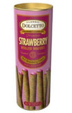 All Natural Strawberry Cream Wafer Rolls 85G.  12/box