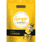 Zesty Lemon Ginger Chews 144g.  12/box