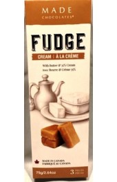 Made  Butter & Cream Fudge ( 3pc) 60g Box  - 24/box - CAD