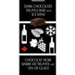 Made Dark Ice Wine Truffle Bar Display 45g 24/case
