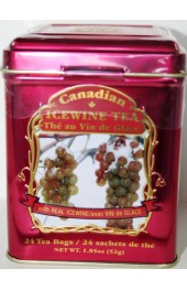Real Ice Wine - Burgundy Square Tin